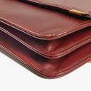 Cartier Must De Cartier Burgundy Leather Bag