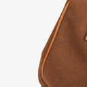 Prada Brown Canvas and Leather Soft Bag
