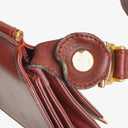 Cartier Must De Cartier Burgundy Leather Bag