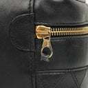 Chanel Black Leather Vanity Case
