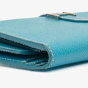 Hermès Blue Epsom Leather Béarn Wallet