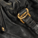 Prada Vitello Black Soft Calfskin Leather Bag