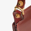 Cartier Must De Cartier Burgundy Leather Bag