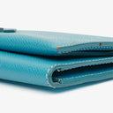 Hermès Blue Epsom Leather Béarn Wallet