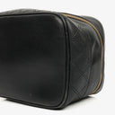 Chanel Black Leather Vanity Case