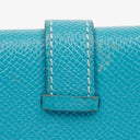 Hermès Blue Epsom Leather Béarn Wallet