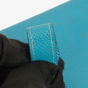 Hermès Blue Epsom Leather Béarn Wallet