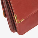 Cartier Must De Cartier Burgundy Leather Bag