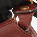 Cartier Must De Cartier Burgundy Leather Bag