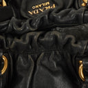 Prada Vitello Black Soft Calfskin Leather Bag