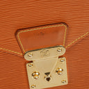 Louis Vuitton Pochette Sellier Dragonne Cognac Epi Clutch