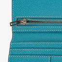 Hermès Blue Epsom Leather Béarn Wallet