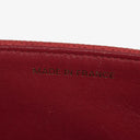 Chanel Red Lambskin Vertical Quilted Jumbo Single Flap