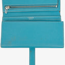 Hermès Blue Epsom Leather Béarn Wallet