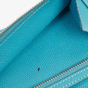 Hermès Blue Epsom Leather Béarn Wallet