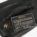 Chanel Black Leather Vanity Case
