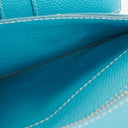 Hermès Blue Epsom Leather Béarn Wallet