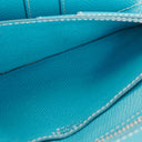 Hermès Blue Epsom Leather Béarn Wallet