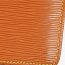 Louis Vuitton Pochette Sellier Dragonne Cognac Epi Clutch