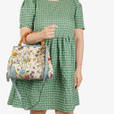 Gucci Bamboo Shopper Multicolour Flora Diana Small Tote Bag