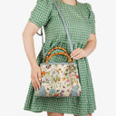Gucci Bamboo Shopper Multicolour Flora Diana Small Tote Bag