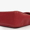 Chanel Red Lambskin Vertical Quilted Jumbo Single Flap