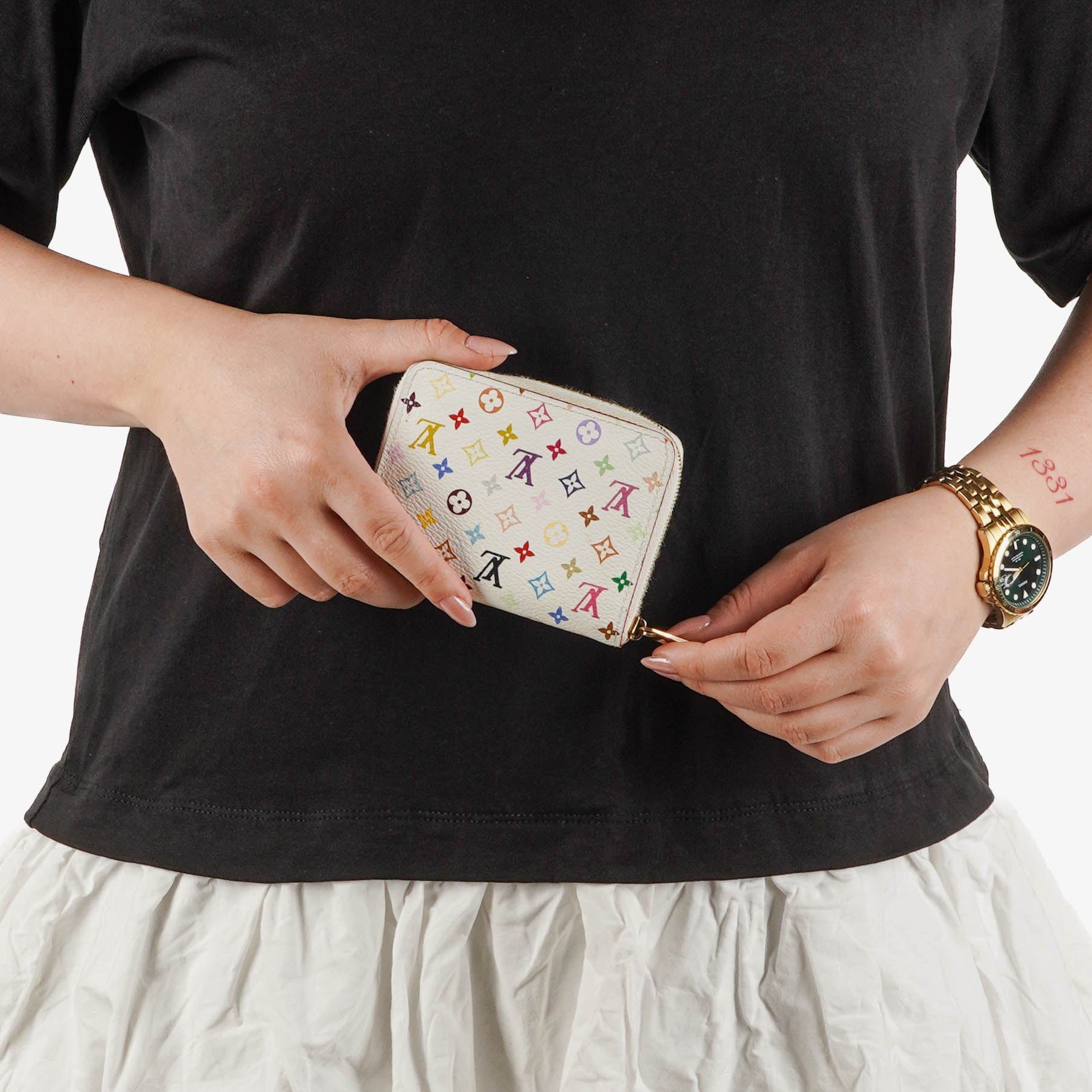 Louis Vuitton Takashi Murakami Zippy Multicoclor Coin Purse