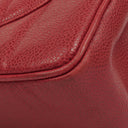 Chanel Red Lambskin Vertical Quilted Jumbo Single Flap