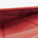 Chanel Red Lambskin Vertical Quilted Jumbo Single Flap