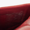 Chanel Red Lambskin Vertical Quilted Jumbo Single Flap