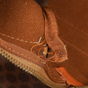 Celine Vintage Macadam Triomphe Brown Travel Bag