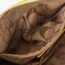 Coach Hampton Yellow Baguette Bag
