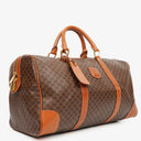 Celine Vintage Macadam Triomphe Brown Travel Bag