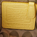 Coach Hampton Yellow Baguette Bag