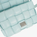 Bottega Veneta Spearmint Nappa Maxi Intreccio Padded Cassette Crossbody Bag