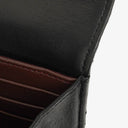 Chanel Lambskin Quilted Large Gusset Flap Wallet Black