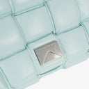 Bottega Veneta Spearmint Nappa Maxi Intreccio Padded Cassette Crossbody Bag
