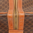 Celine Vintage Macadam Triomphe Brown Travel Bag