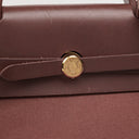 Hermes Herbag Toile Vache Hunter Havane MM 2 In 1 Bag