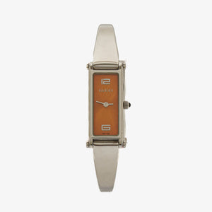 Gucci 1500L Rectangular Stainless Steel Watch