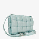 Bottega Veneta Spearmint Nappa Maxi Intreccio Padded Cassette Crossbody Bag