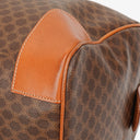 Celine Vintage Macadam Triomphe Brown Travel Bag