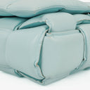 Bottega Veneta Spearmint Nappa Maxi Intreccio Padded Cassette Crossbody Bag