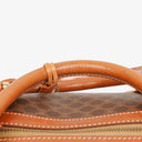 Celine Vintage Macadam Triomphe Brown Travel Bag