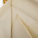 Chanel Classic Full Flap Bag White Quilted Leather 24K Gold-Plated Hardware