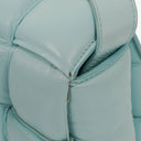 Bottega Veneta Spearmint Nappa Maxi Intreccio Padded Cassette Crossbody Bag