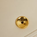 Chanel Classic Full Flap Bag White Quilted Leather 24K Gold-Plated Hardware