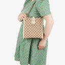 Gucci GG Canvas Beige Shoulder Bag