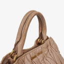 Miu Miu Matelasse Leather Tote Bag