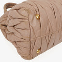 Miu Miu Matelasse Leather Tote Bag